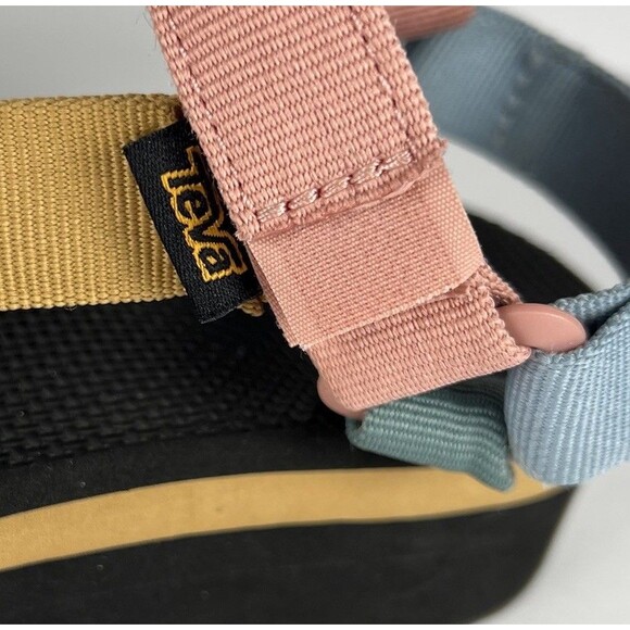 Teva Sz 9 Flatform Universal Light Platform Sandals MultiColor Straps Flip-Flops - Picture 7 of 10